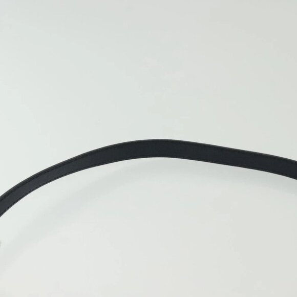 Salvatore Ferragamo Gancini Hand Bag Leather Navy Gold Auth 135232 - Picture 10 of 15